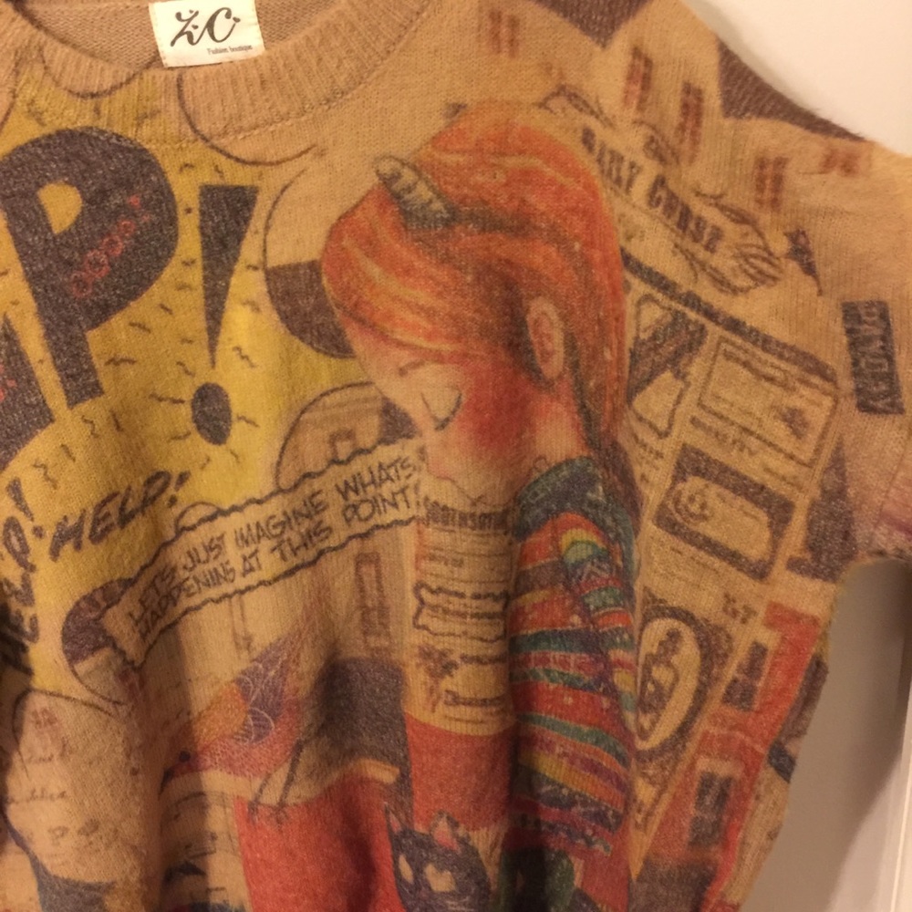Comic sweater - Picture 3 of 5